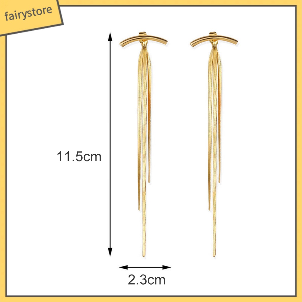 1 Đôi Bông Tai Dáng Dài Hình Rắn Phong Cách Bohemian Thời Trang