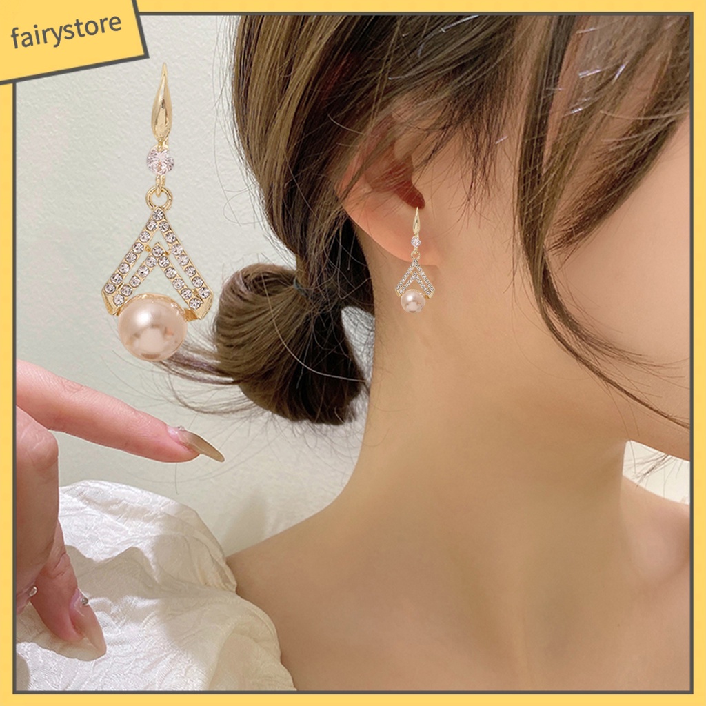 1 Đôi Bông Tai Thời Trang Thanh Lịch Phong Cách Retro Dành Cho Nữ