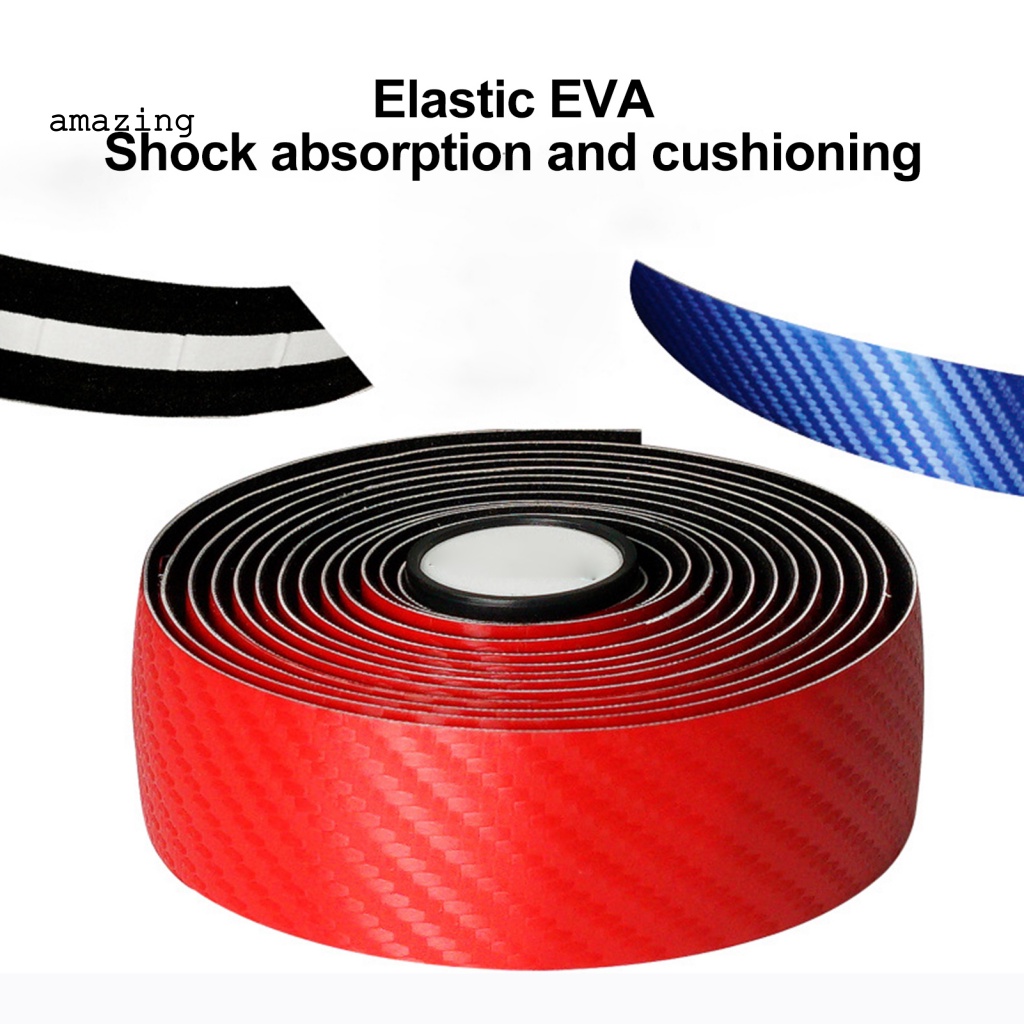 Bộ 2 Dây Đai Giả Da Co Giãn Gắn Tay Lái Xe Đạp Chống Trượt