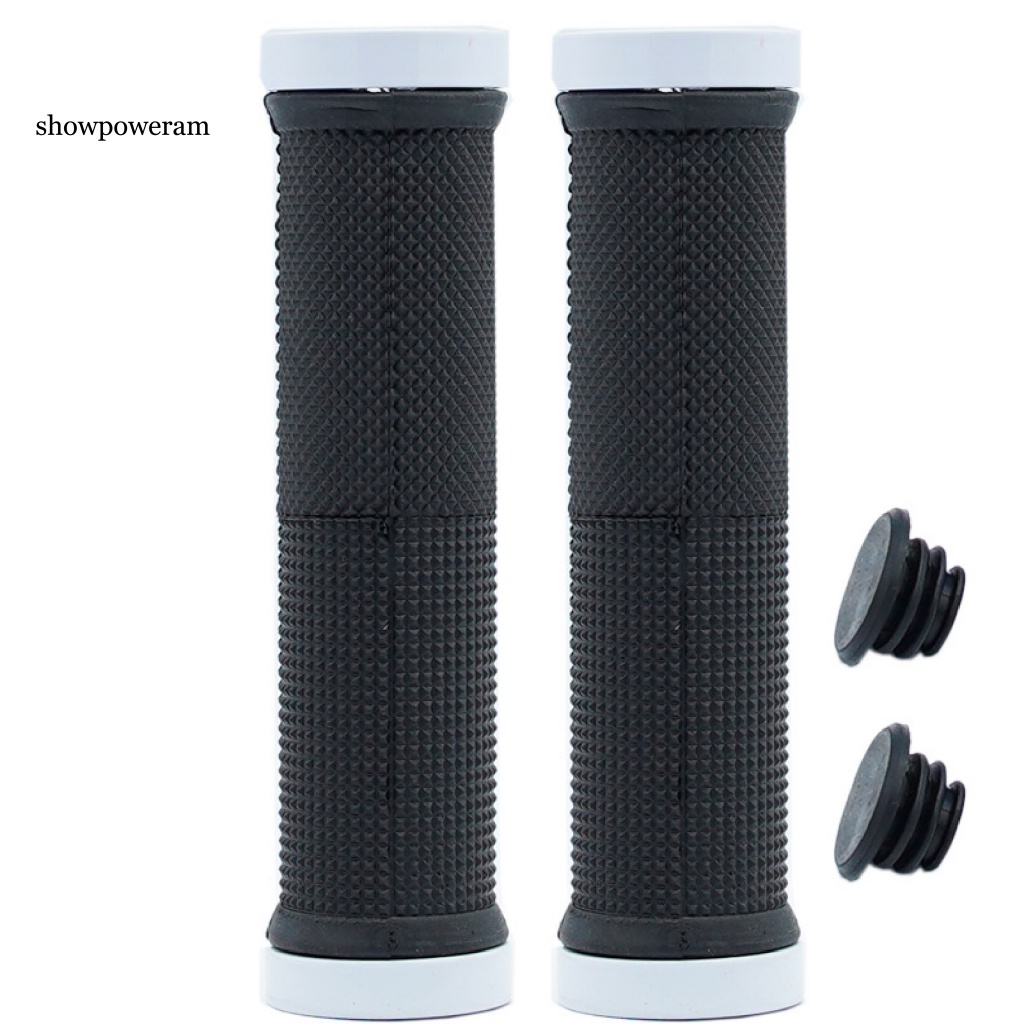 Bộ 2 Vỏ Bọc Tay Lái Xe Đạp MTB Bằng Cao Su Chống Trượt Kèm Móc Khóa Tiện Dụng