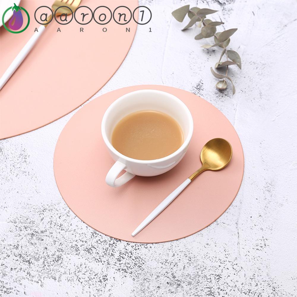 Aaron1 Tấm Lót Cốc Bằng PU 33CM Chống Thấm Nước / Dầu Cho Nhà Bếp