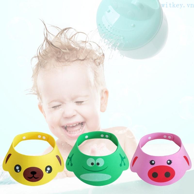 Mũ Tắm Bảo Vệ Tai Chống Thấm Nước Điều Chỉnh Được Dành Cho Trẻ Em