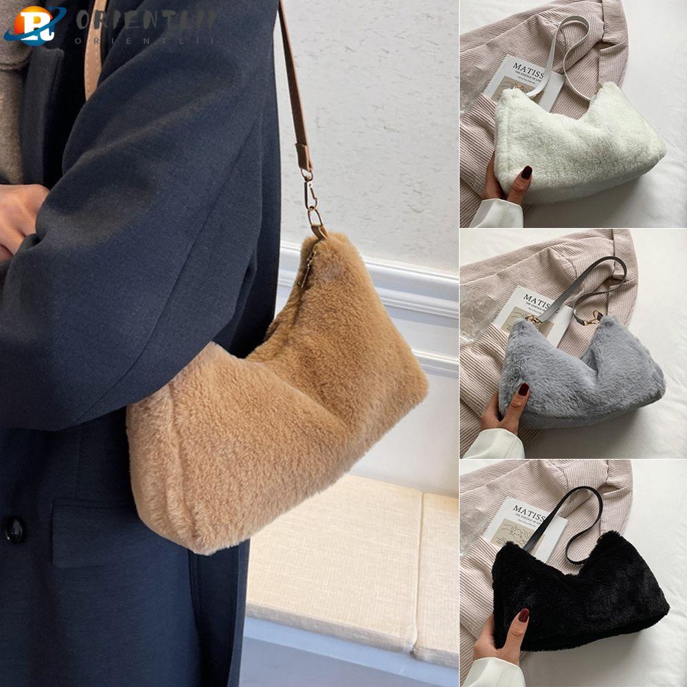 Túi Xách Lông Nhung Mềm Mại Thời Trang Cho Nữ