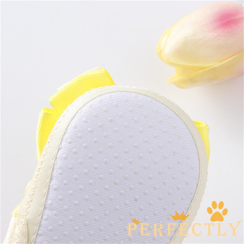 Giày Búp Bê Đính Nơ Xinh Xắn Dành Cho Bé Gái
