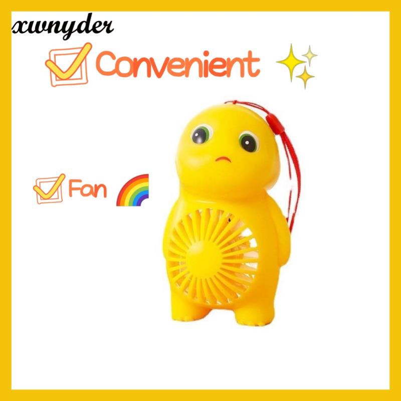 Quạt Mini Cầm Tay Họa Tiết Hoạt Hình Dễ Thương Cho Các Bé