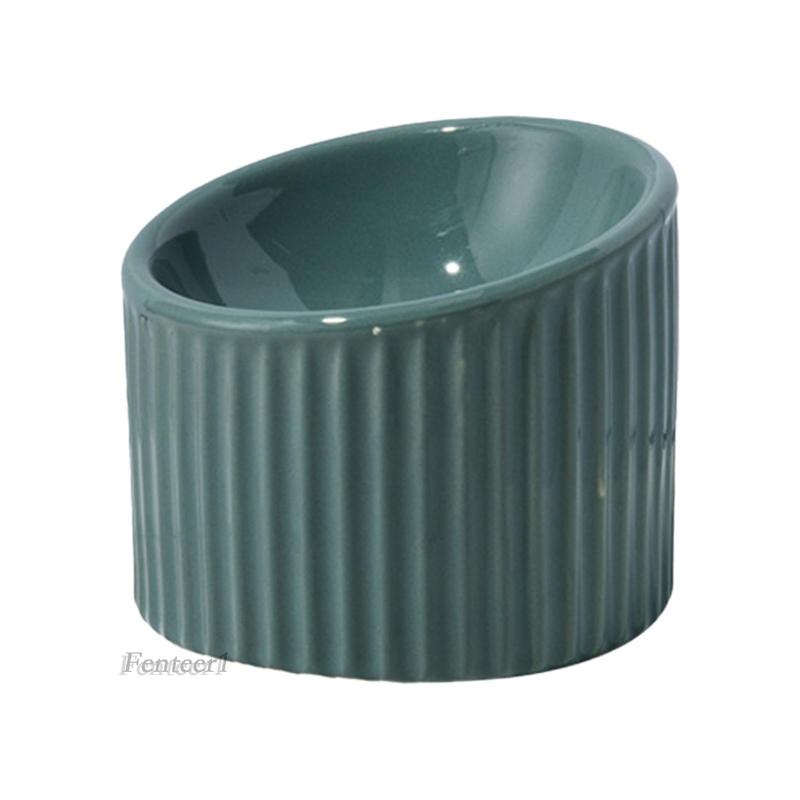 [Fenteer1] Bát Ăn Bằng Gốm Chống Trượt Dễ Giặt Rửa Dành Cho Chó Mèo