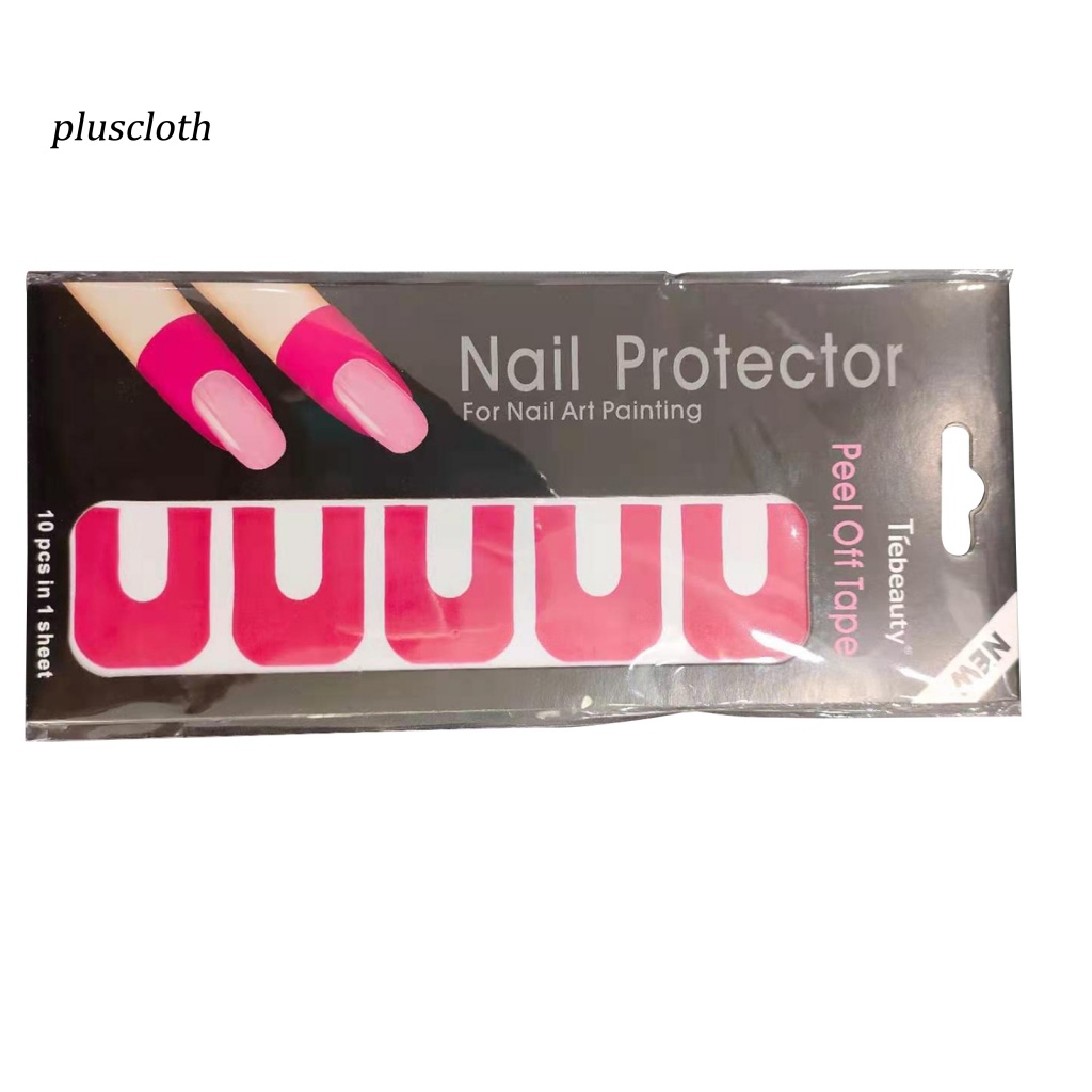 Cuộn Băng Keo Dán Móng Hình Chữ U Chống Lem Dùng Một Lần