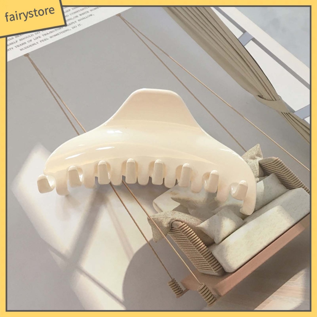 Kẹp Tóc Càng Cua Bằng PC Trong Suốt Co Giãn Chống Trượt