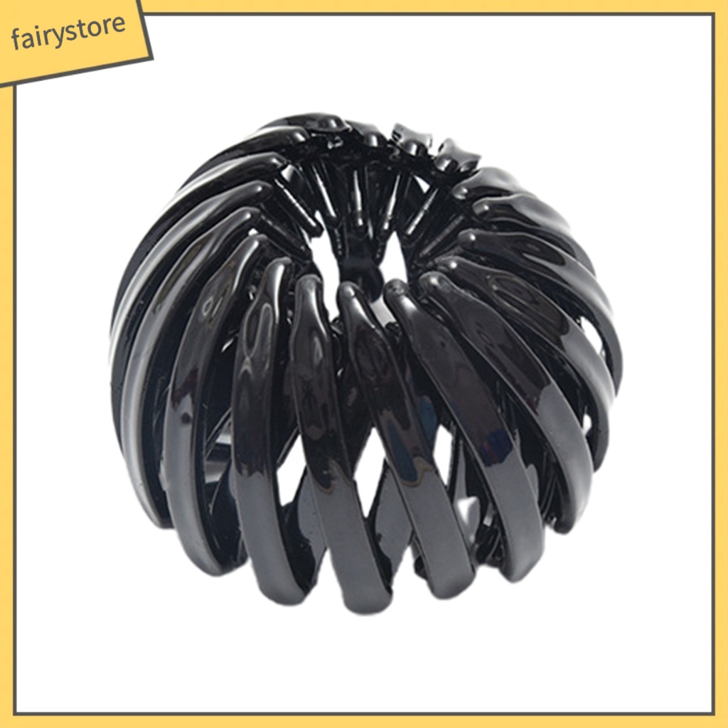 Dây Cột Tóc Co Giãn Họa Tiết Da Báo Phong Cách Retro Cho Nữ