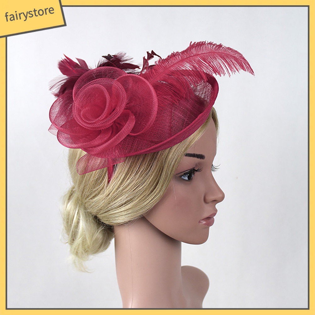 Kẹp Tóc Hình Nón Lưới Phối Mạng Che Mặt Cho Phái Nữ