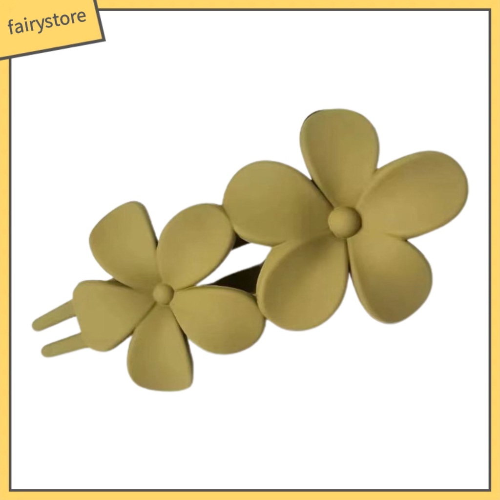 Kẹp Tóc Càng Cua Màu Trơn Chống Trượt Chống Rơi Thanh Lịch