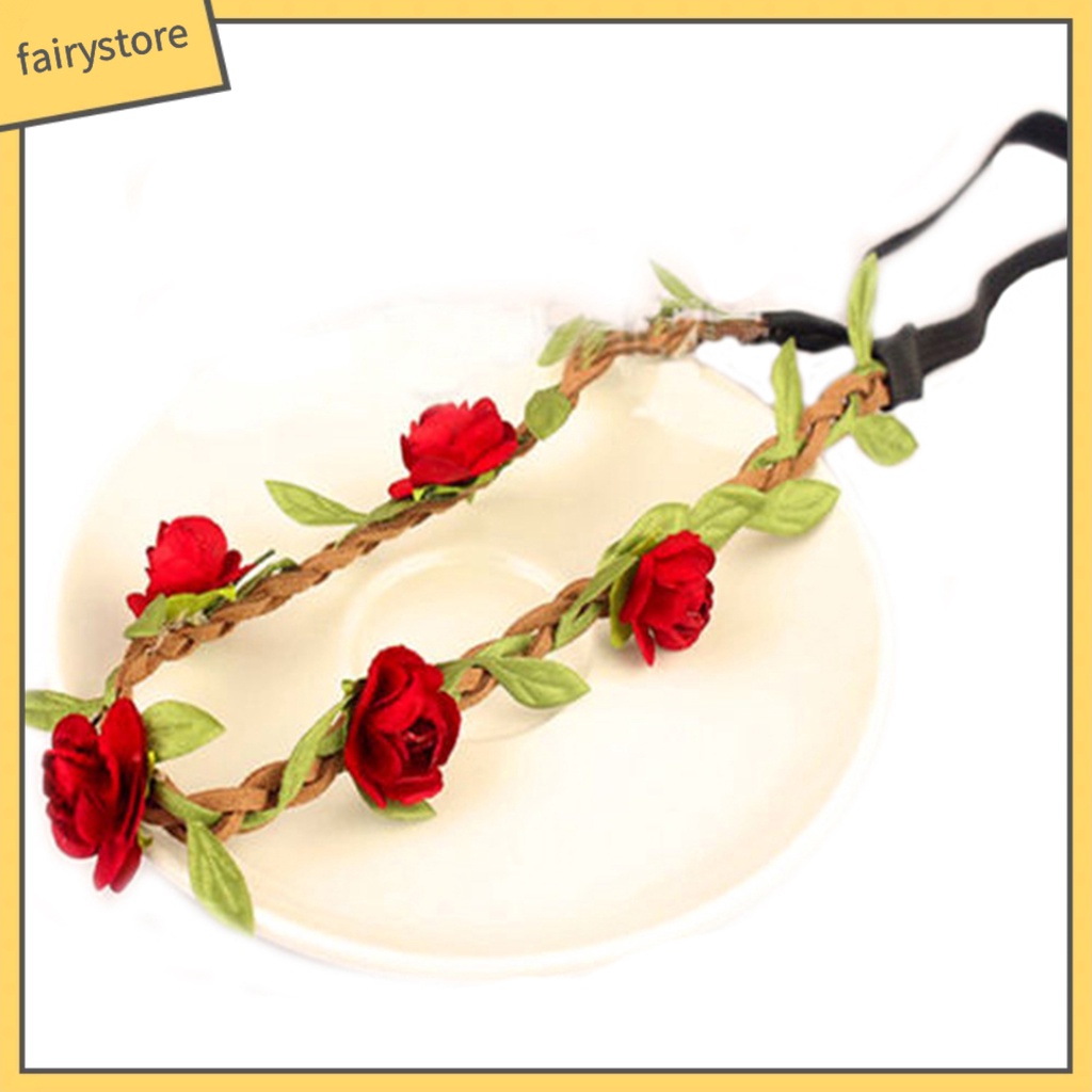 Băng Đô Hoa Cài Tóc Phong Cách Boho Cho Nữ