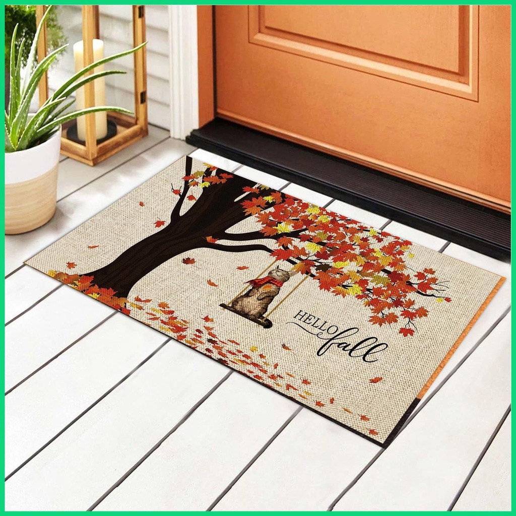 Thảm Lót Sàn Nhà Bằng Vải Nhung Pha Lê Siêu Thấm Nước Chống Trượt Kích Thước 40x60cm Có Thể Giặt Sạch Tiện Dụng Cho Jiwv