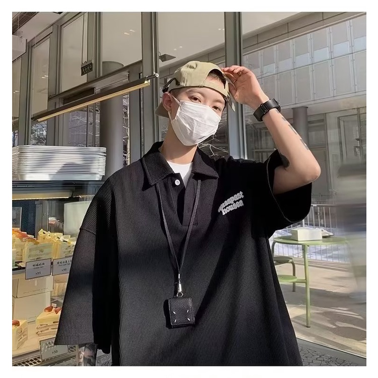 Áo Thun POLO Tay Ngắn Màu Trơn Phong Cách Thời Trang Mới Mùa Hè Cho Nam Giới