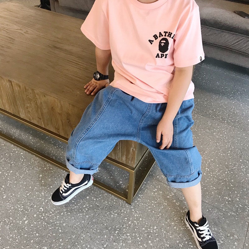 Áo Thun Mùa Hè 2023 Tay Cộc Dáng Rộng In Họa Tiết Hoạt Hình Phong Cách Nhật Bản Hợp Thời Trang Cho Nam