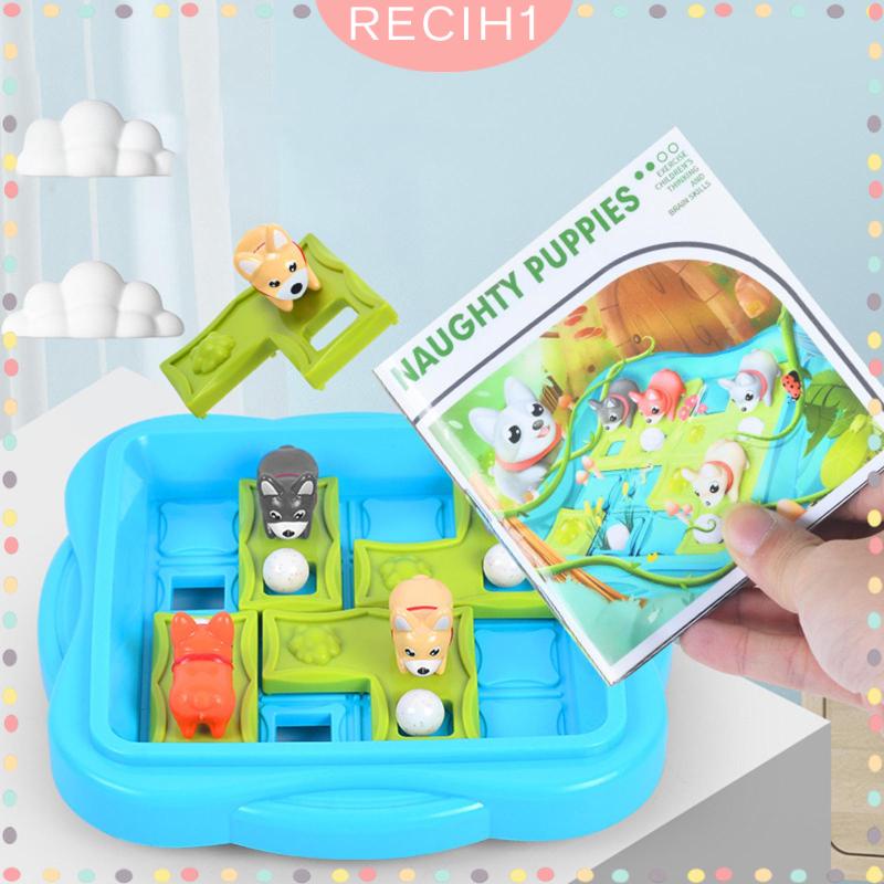 Bộ Đồ Chơi Xếp Hình Trượt Hoạt Hình Dành Cho Trẻ Em 3 4 5 6 7 Tuổi