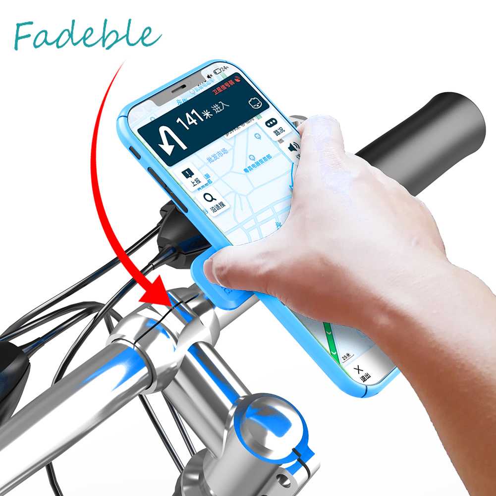 Giá Đỡ Điện Thoại Di Động Hấp Thụ Sốc Gắn Tay Lái Xe Đạp