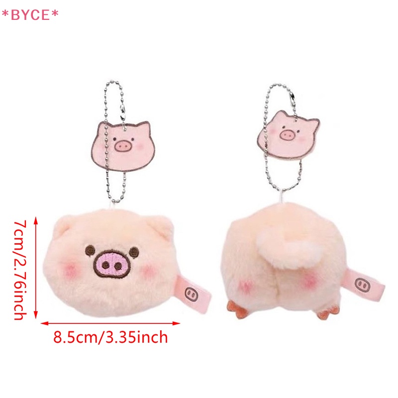 Phụ Kiện Móc Khóa Hình Heo Hồng Nhồi Bông Mềm Mại Đáng Yêu Mới