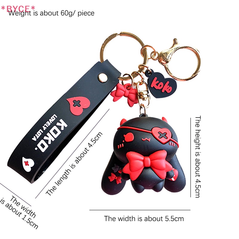 Móc Chìa Khóa Hình Thỏ Mặt Trăng Ngôi Sao Thời Trang Dành Cho Nữ Mới