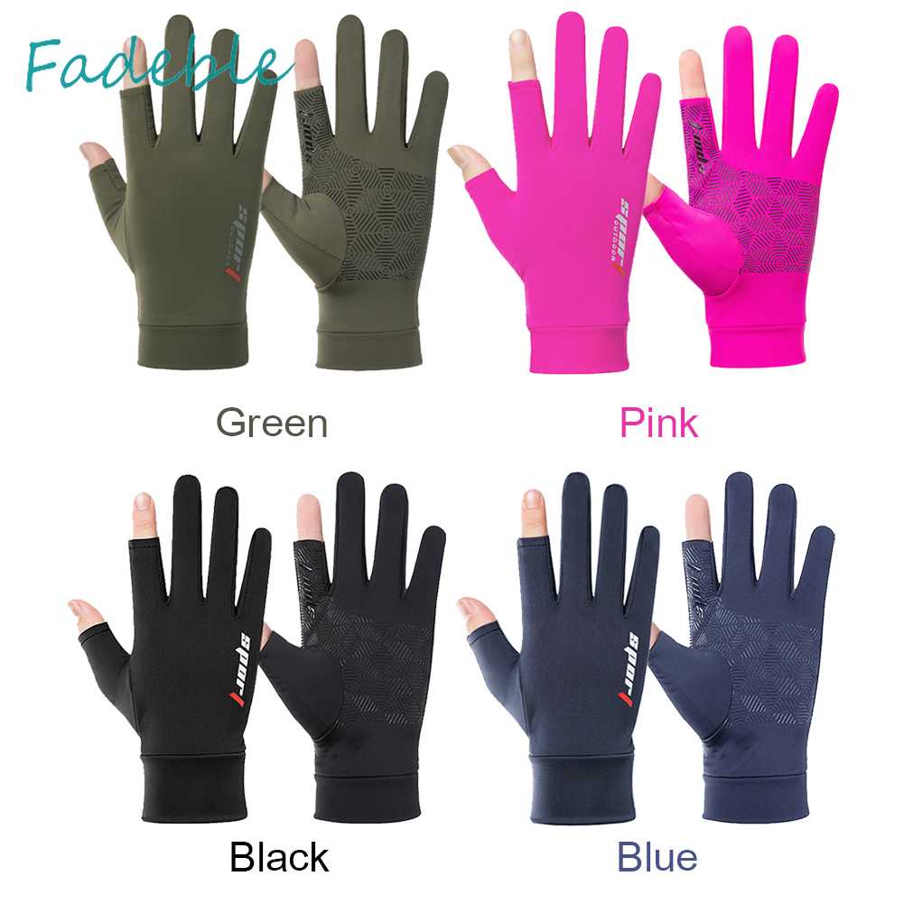 1 Đôi Găng Tay Câu Cá 2 Ngón Chống Trượt Tiện Lợi Sự Bảo Vệ