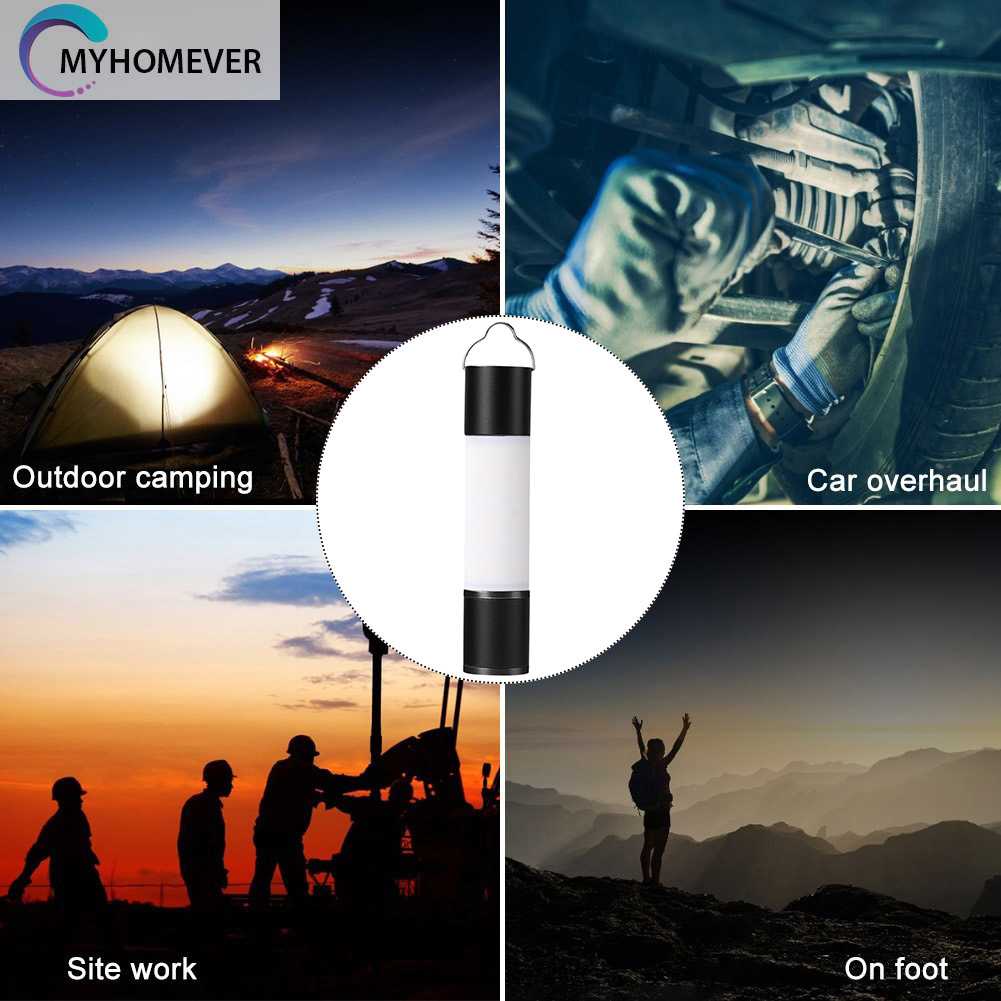 Đèn Pin Sạc Pin Kèm Tripod Chuyên Dụng Cho Đi Cắm Trại / Câu Cá