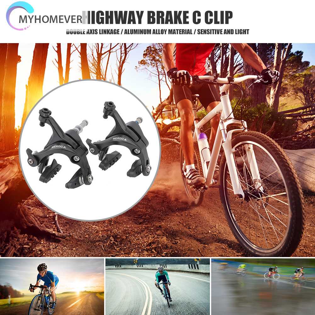 Bộ Kẹp Phanh Trước Và Sau Bằng Nhôm Chuyên Dụng Cho Xe Đạp