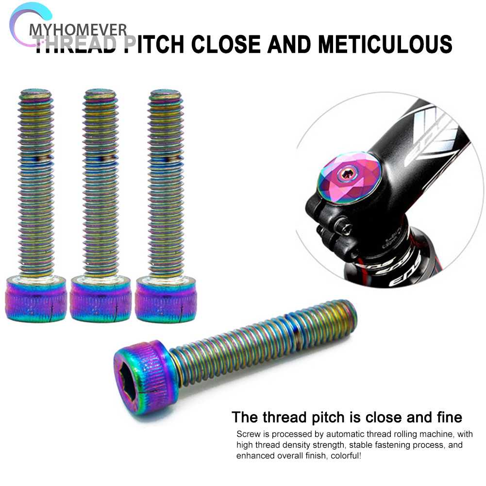 Set 2 Nắp Đậy Ốc Vít M6 30mm Chuyên Dụng Dành Cho Phuộc Trước Xe Đạp