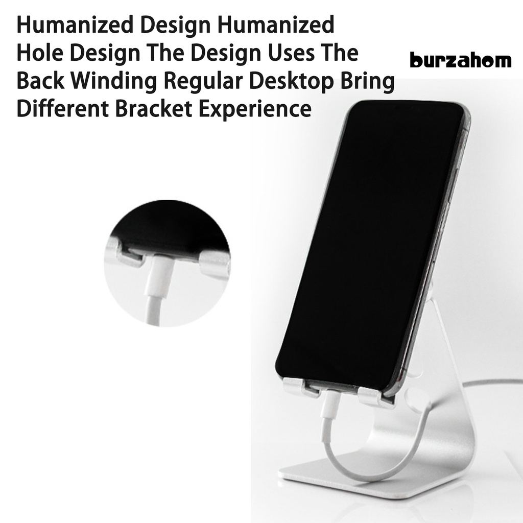 Giá Đỡ Điện Thoại / Máy Tính Bảng Bằng Kim Loại Chống Trượt Chịu Được Sức Nặng 270 Độ