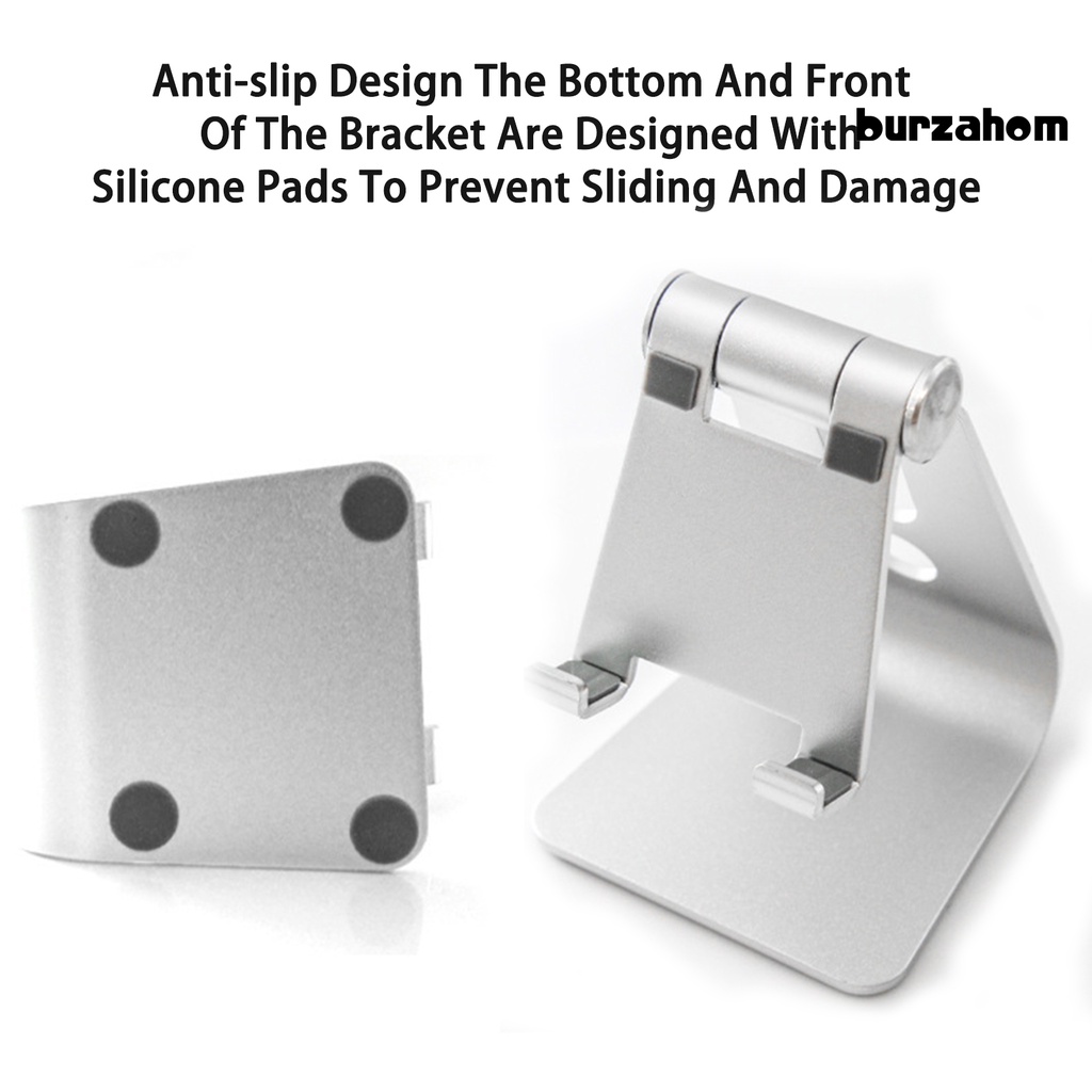 Giá Đỡ Điện Thoại / Máy Tính Bảng Bằng Kim Loại Chống Trượt Chịu Được Sức Nặng 270 Độ