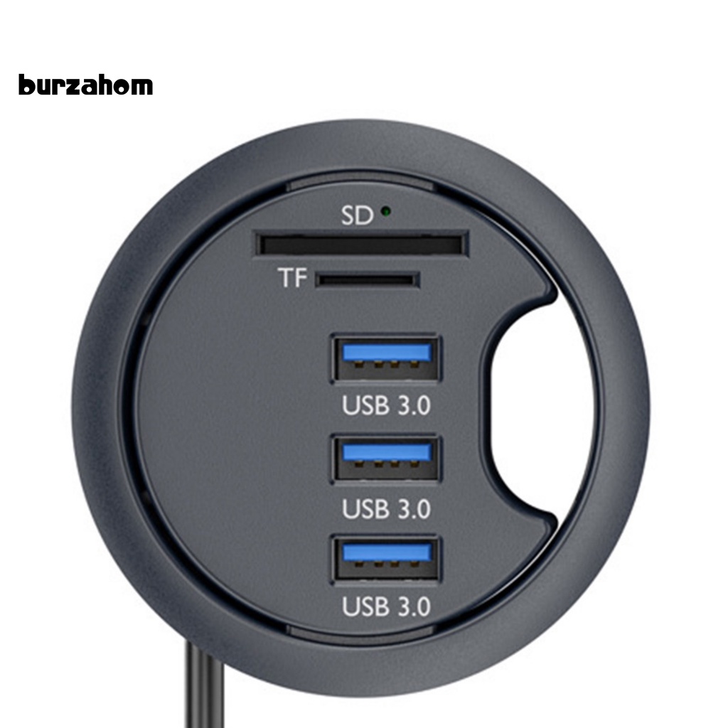 Bộ Chia 3 Cổng USB 3.0 Ẩn Tiện Dụng Cho Văn Phòng