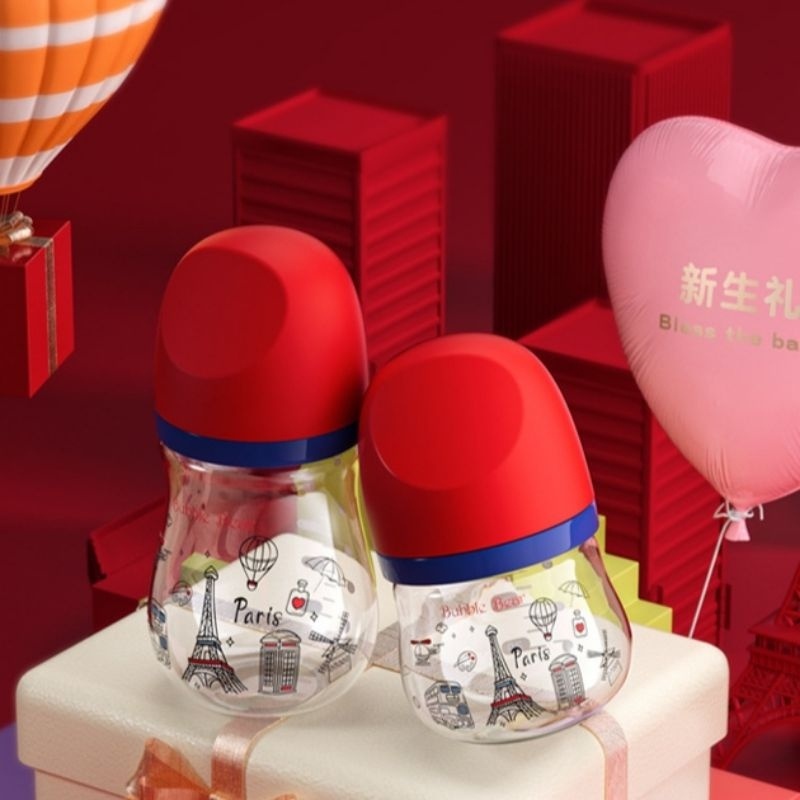 BÌNH SỮA BUBBLE BEAR THỦY TINH CHO BÉ