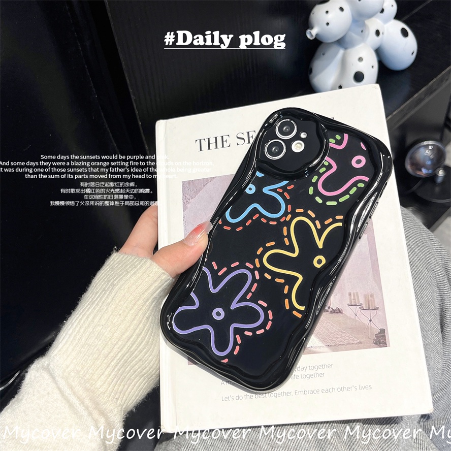 Ốp Điện Thoại Silicone Mềm Chống Sốc In Hình Hoa Cho iPhone 11 12 13 14 Pro Max X Xr Xs 8 7 6 Plus SE 2020