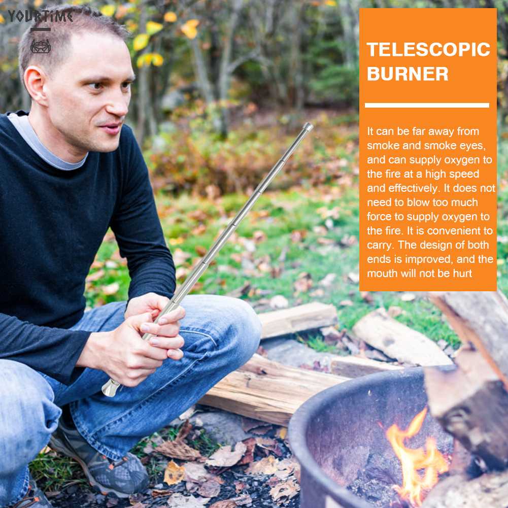Ống Thổi Lửa Nấu Ăn Tiện Lợi Cho Hoạt Động Ngoài Trời