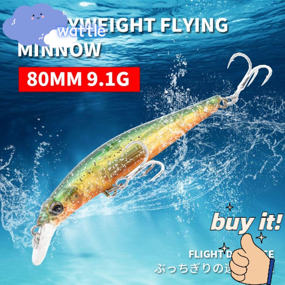 Mồi Câu Cá Giả Họa Tiết Kẻ Sọc Nhiều Màu Sắc