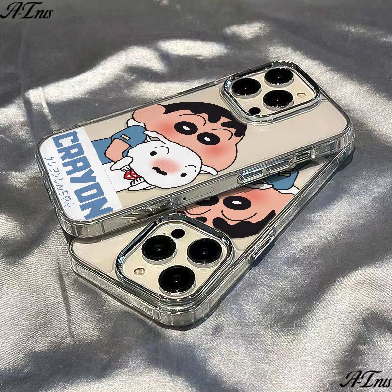 ✅Ốp Điện Thoại Mềm Chống Sốc In Hình Chú Cún Shin-Chan Cho Iphone 11 plus 13In 1214Pro8 7 5B2N