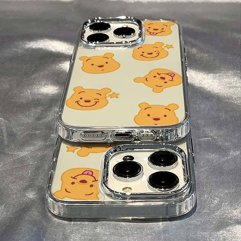 ✅Ốp Điện Thoại Dẻo Họa Tiết Hoạt Hình Gấu Pooh Dễ Thương Chống Sốc Cho iPhone12 137 / max11 Over 814proplus 95AJ