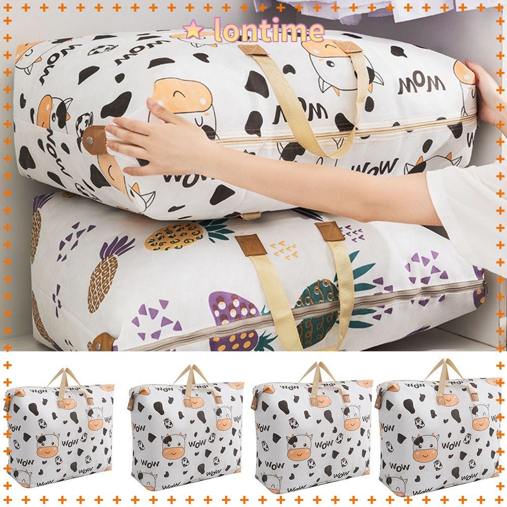 Túi Du Lịch Sức Chứa Lớn Bằng Vải Không Dệt Có Tay Cầm Tiện Lợi