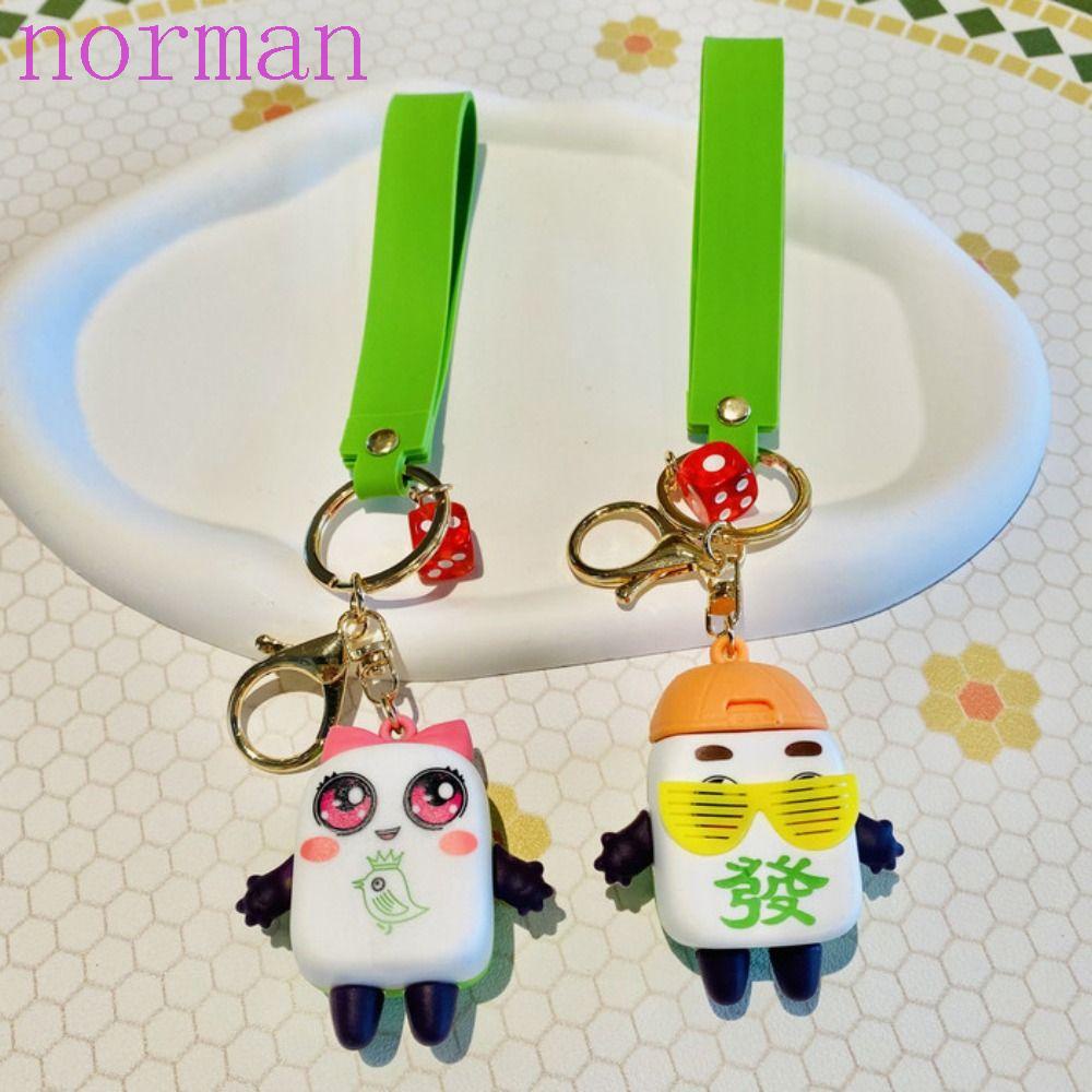 Móc Khóa Hình Búp Bê NORMAN Hoạt Hình Bằng Kim Loại Tinh Tế