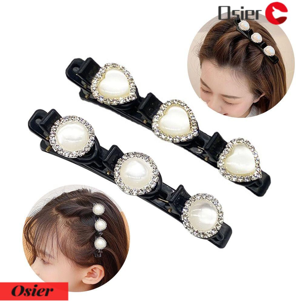 Set 1 / 4 Kẹp Tóc Bện Dây Thời Trang Nữ 1 / 4 Cái|Kẹp Tóc Hình Nơ Dễ Thương