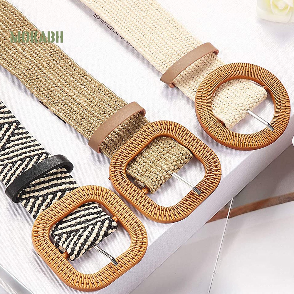 Thắt Lưng Dây Bện Phong Cách Bohemian Cổ Điển Mùa Hè Cho Nữ