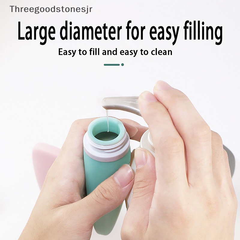 Lọ Chiết Mỹ Phẩm Du Lịch Bằng Silicone 30 / 60 / 90ML JR