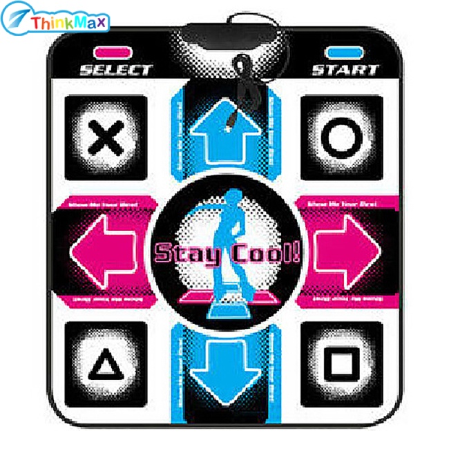 Thinkmax Thảm Nhảy Chơi Game Bằng Silicone Chống Trượt Kèm PC
