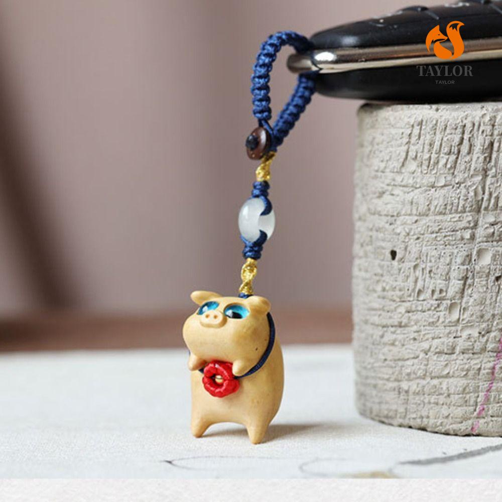 Taylor1 Dây Treo Túi Xách / Điện Thoại Họa Tiết Động Vật May Mắn Thủ Công Chất Lượng Cao