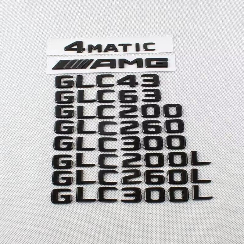 [Miễn phí 4Matic] Logo đuôi Benz Logo ô tô GLC300 GLC260 GLC63 GLC43 GLC200 Logo sửa đổi Logo đuôi đ