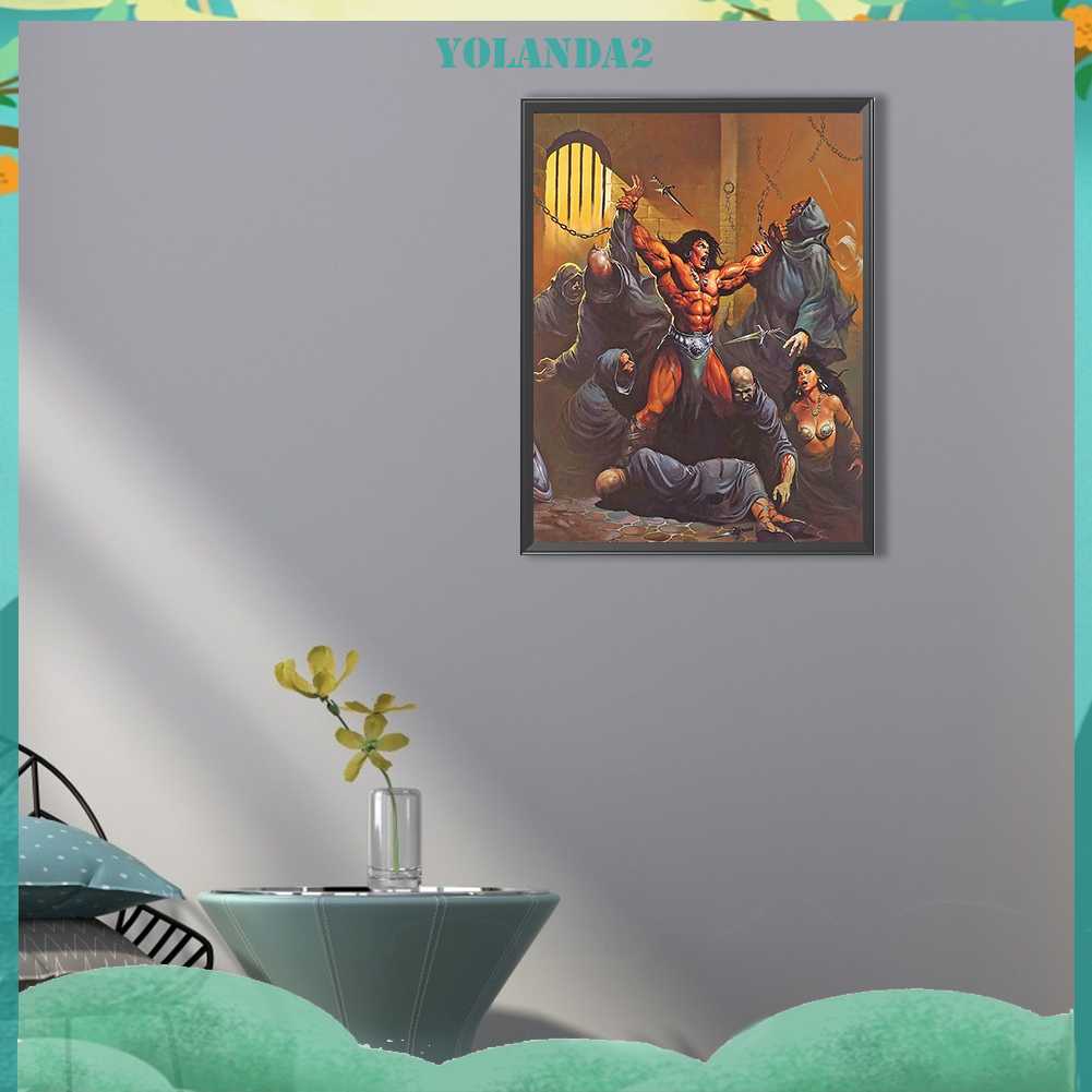 Bộ Tranh Đính Đá 5D Toàn Diện Họa Tiết Rebellion Độc Đáo DIY Dùng Trang Trí Nhà Cửa