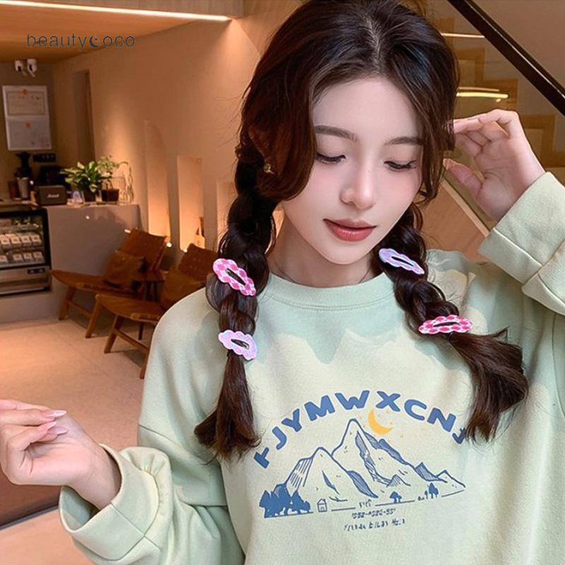 Beautycoco🍊Kẹp tóc hình đám mây dễ thương Cô gái bên túi Kẹp tóc Kẹp mỏ vịt ngọt ngào