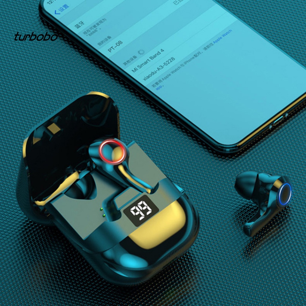 Tai Nghe Thể Thao Không Dây Bluetooth 5.1 Mega Bass Truyền Tải Âm Thanh Thông Minh Chống Ồn Có Màn Hình LED Kỹ Thuật Số