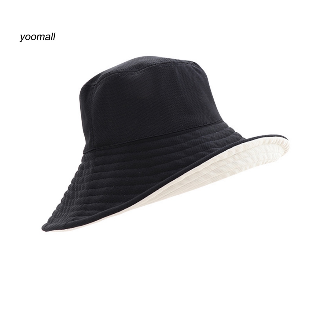 Nón Tai Bèo Vành Phẳng Màu Trơn Chống Nắng Thời Trang Mùa Hè Cho Nữ