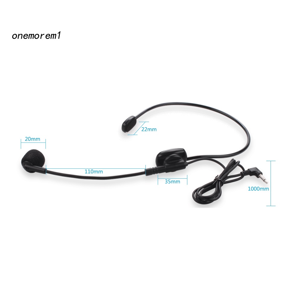Micro Tai Nghe Có Dây Linh Hoạt 3.5mm Cho Giảng Dạy