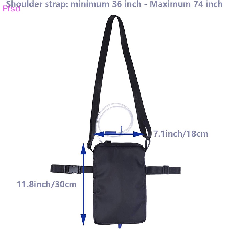 {Ffsd} Vỏ Bọc Túi Đi Vệ Sinh Đeo Vai / Ống Thoát Nước Có Thể Điều Chỉnh Được * Bán Chạy